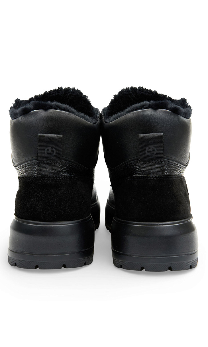 BOGNER: Ботинки из кожи и меха