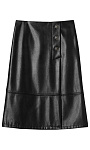 TWINSET: Юбка из искусственной кожи
