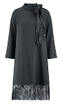 RIANI: Платье с бахромой