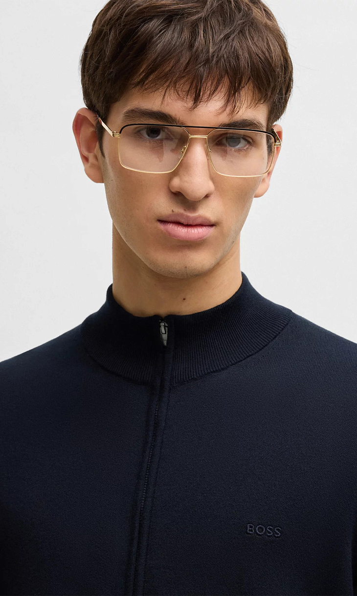 HUGO BOSS: Кардиган на молнии