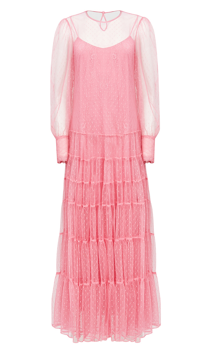 TWINSET: Платье из тюля