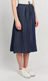 Юбка миди с эластичным поясом