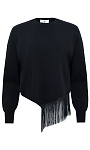 TWINSET: Пуловер с бахромой