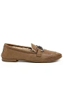 CASADEI: Лоферы с мехом
