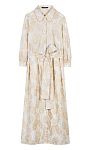 LUISA CERANO: Платье-рубашка с вышивкой