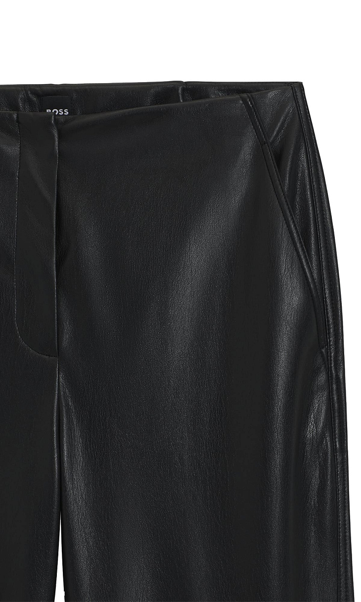 HUGO BOSS: Брюки из искусственной кожи