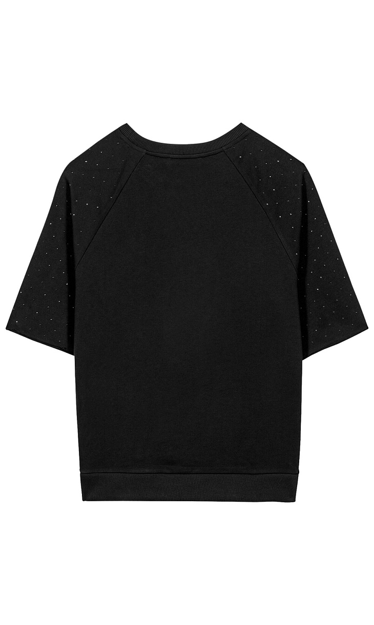 LUISA CERANO: Толстовка со стразами