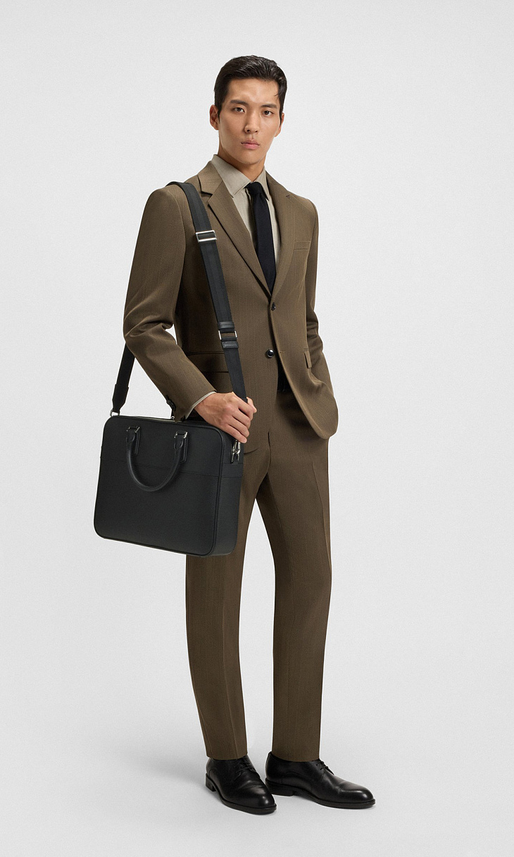 HUGO BOSS: Сумка из кожи