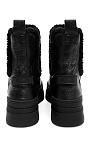 BOGNER: Кожаные челси с мехом