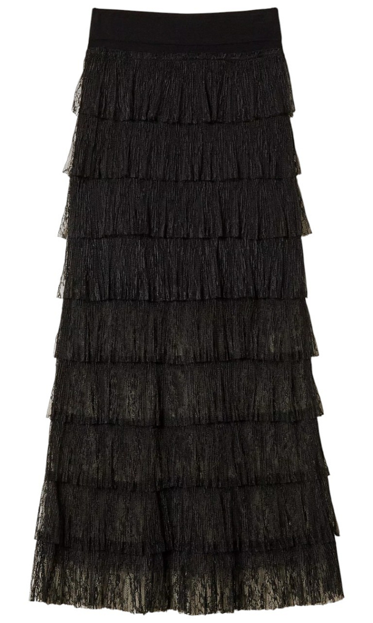 TWINSET: Юбка с кружевом