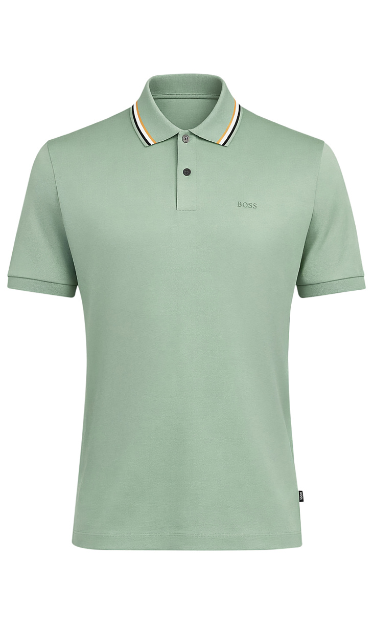 HUGO BOSS: Поло из хлопка