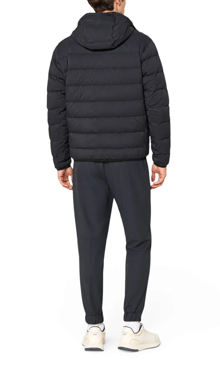 HUGO BOSS: Пуховик с капюшоном