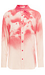 HUGO BOSS: Блуза с принтом