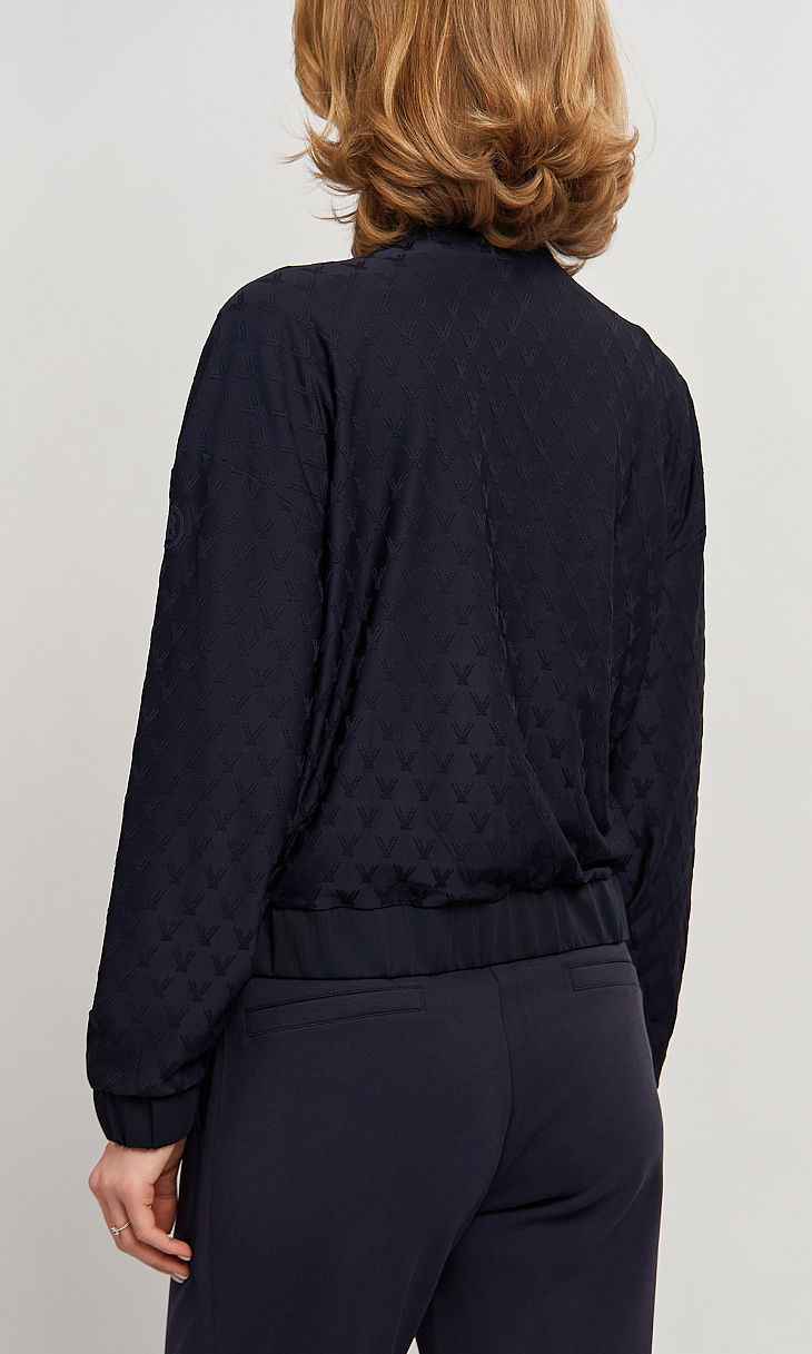 BOGNER: Бомбер с жаккардовым узором