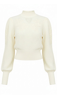 Ажурный пуловер