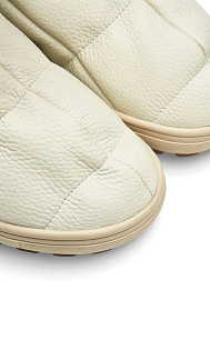 Полусапоги из кожи и меха