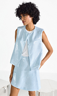 Жилет с пайетками