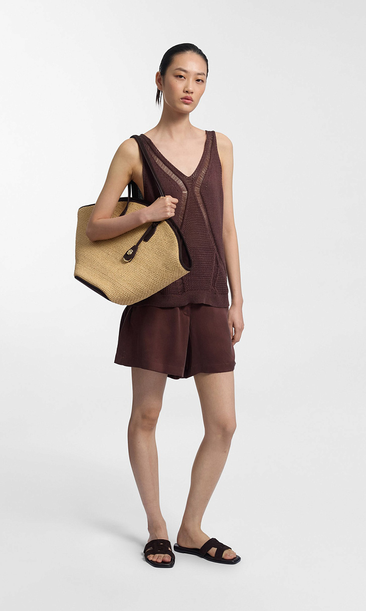 HUGO BOSS: Вязаный топ