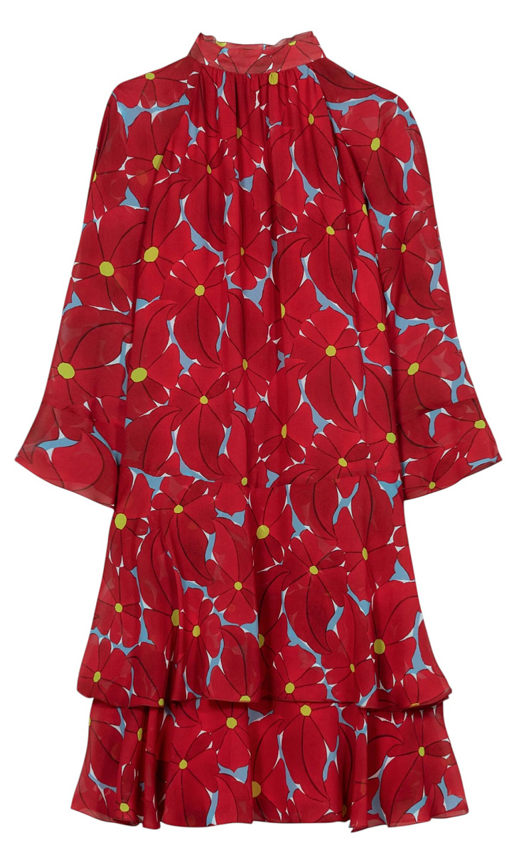 LUISA CERANO: Платье с цветочным принтом