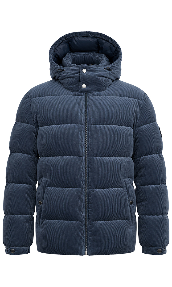 HUGO BOSS: Стеганый пуховик