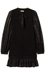 Кружевное мини-платье