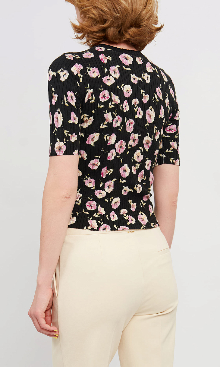 TWINSET: Пуловер с принтом