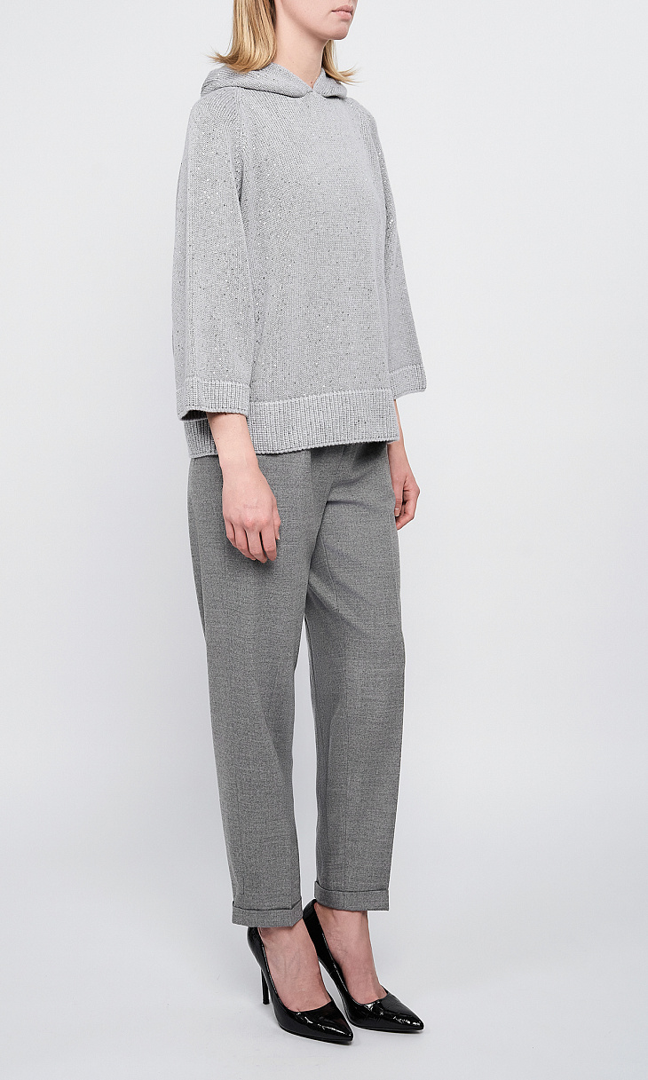 ANDRE MAURICE: Пуловер из кашемира и шелка