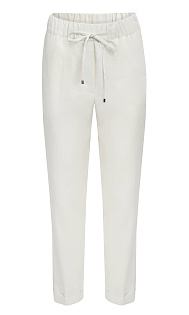 Укороченные брюки из льна