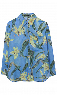 Блуза с цветочным принтом LUISA CERANO, 258457/3363/2403-вл-22, сезон Весна-Лето 2022