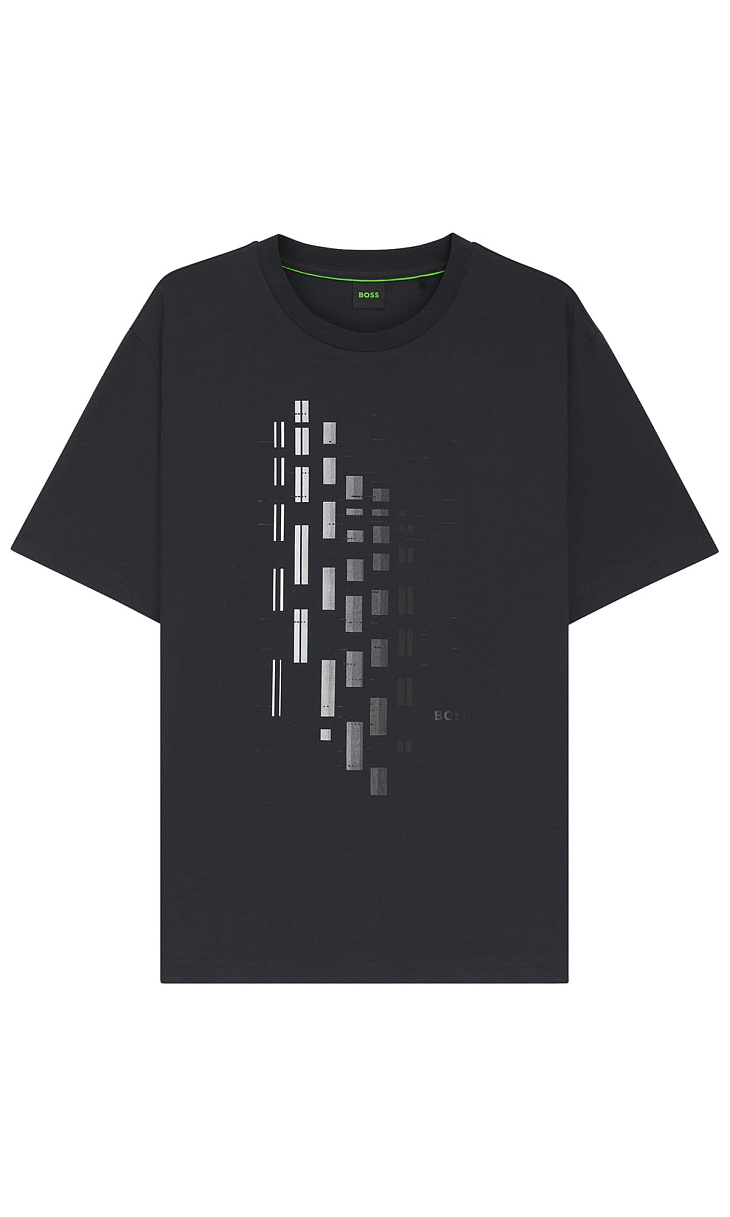 HUGO BOSS: Футболка с принтом