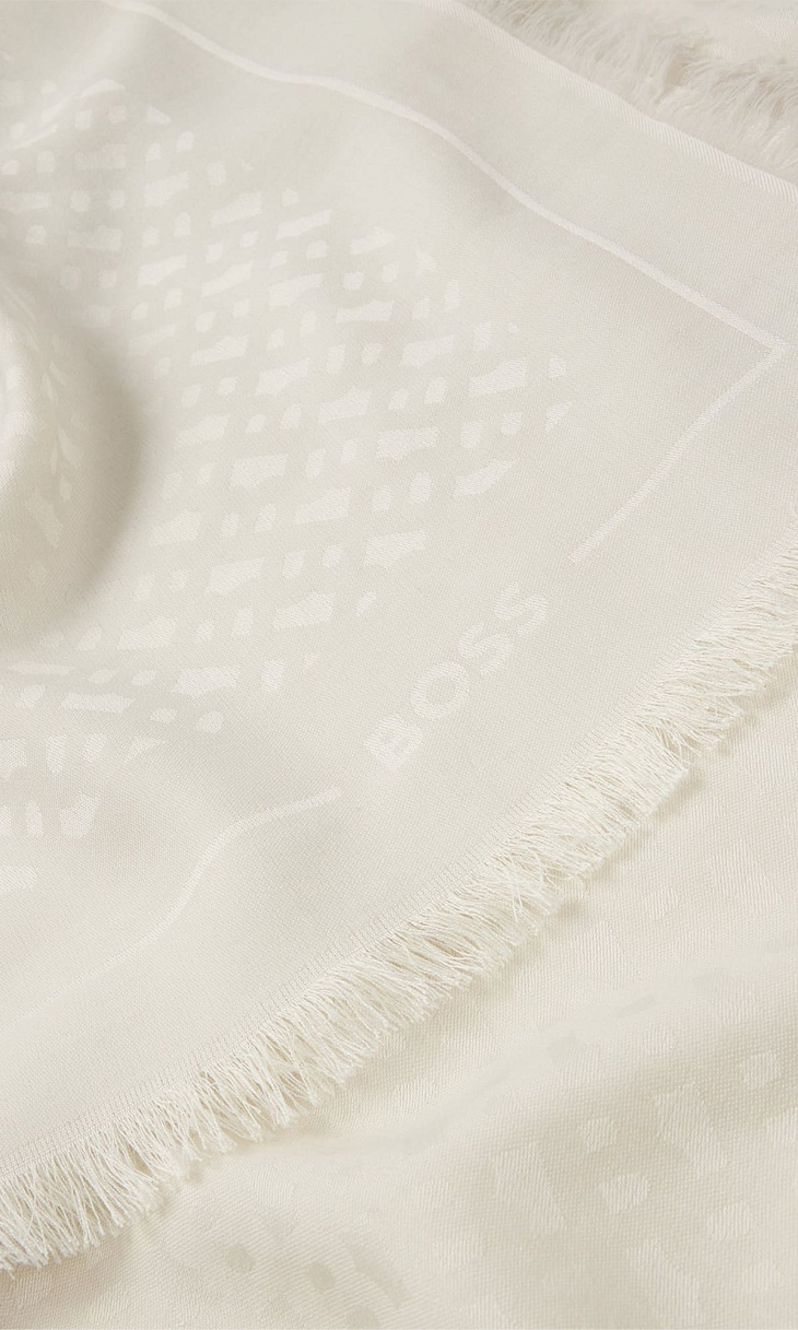 HUGO BOSS: Шарф с монограммой