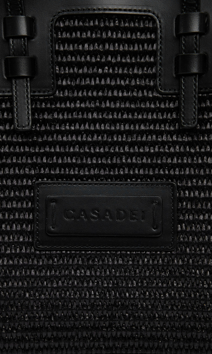 CASADEI: Сумка из кожи и хлопка