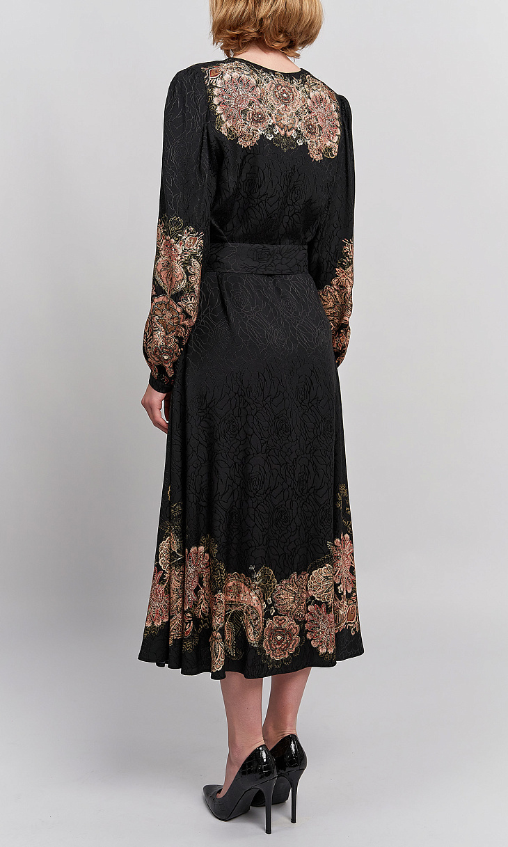 TWINSET: Платье с жаккардовым рисунком