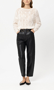 Брюки из искусственной кожи