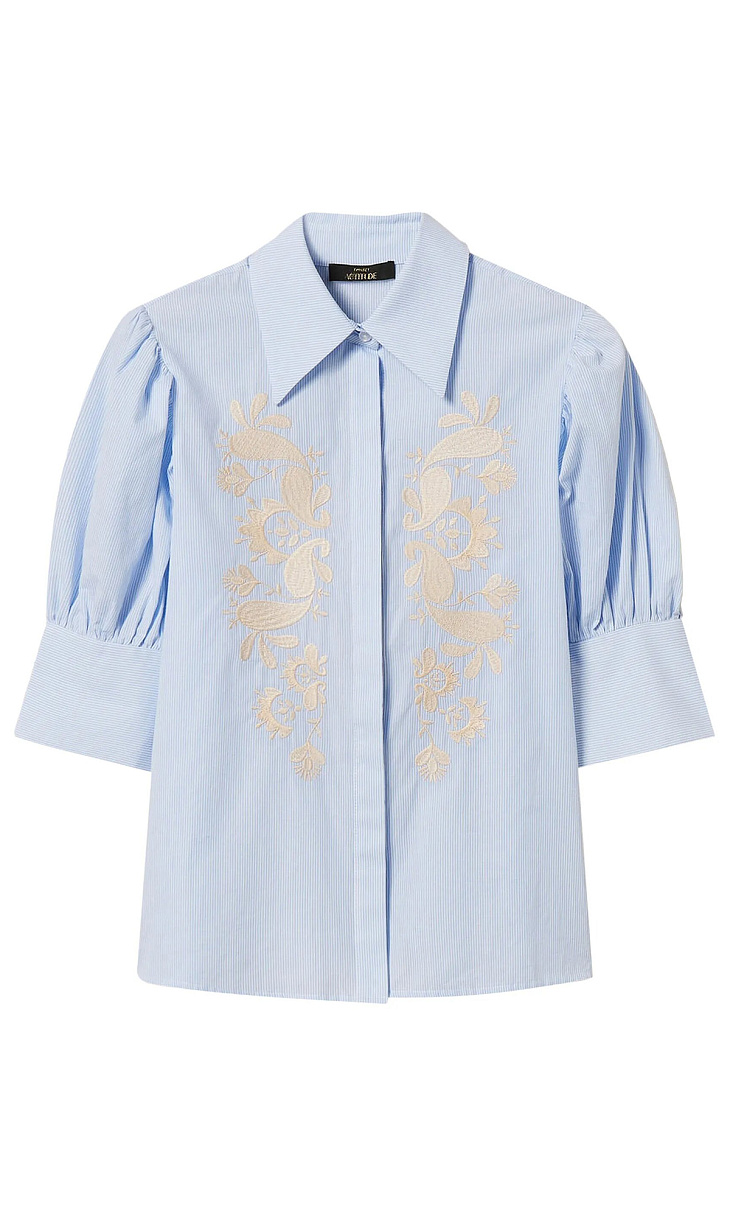 TWINSET: Рубашка с вышивкой