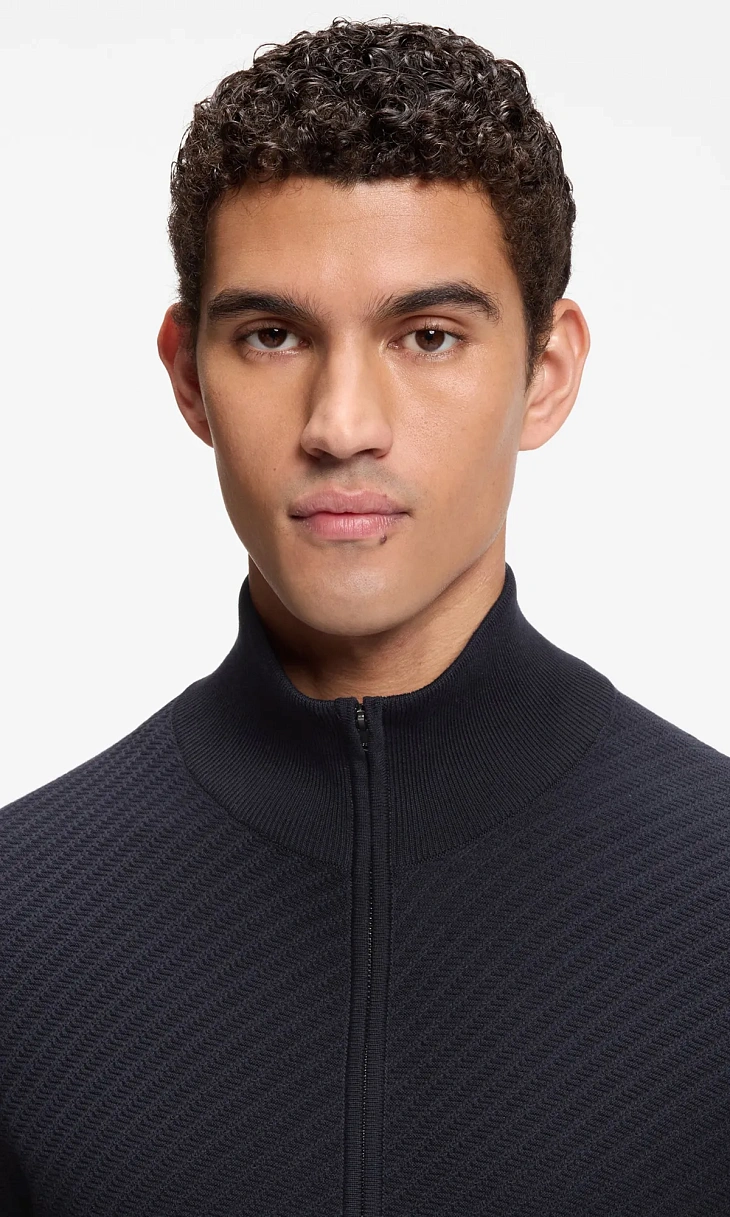 HUGO BOSS: Кардиган на молнии
