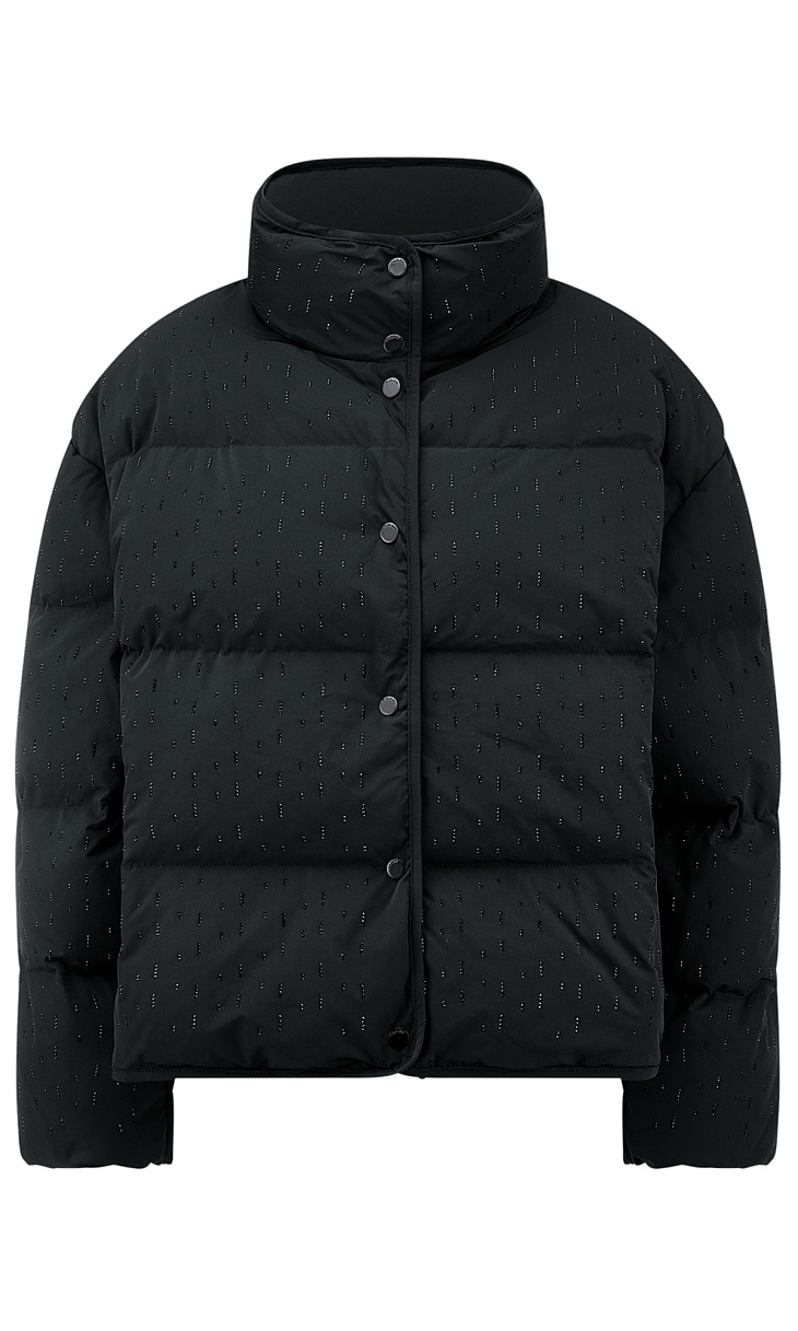 RIANI: Стеганая куртка со стразами