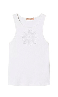 Топ с вышивкой