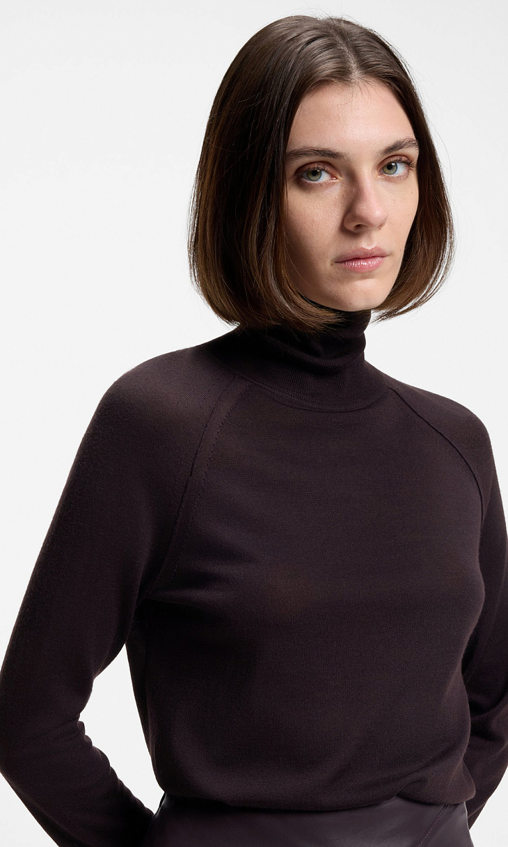 HUGO BOSS: Водолазка из шерсти