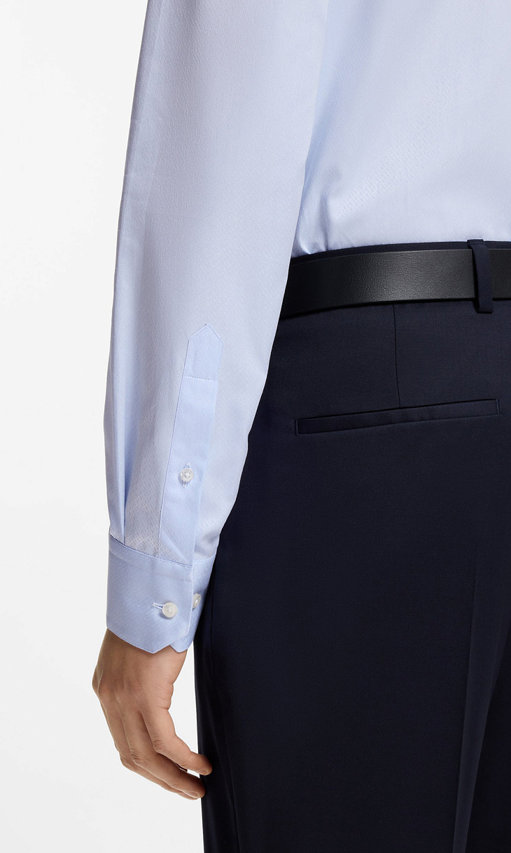 HUGO BOSS: Рубашка из хлопка