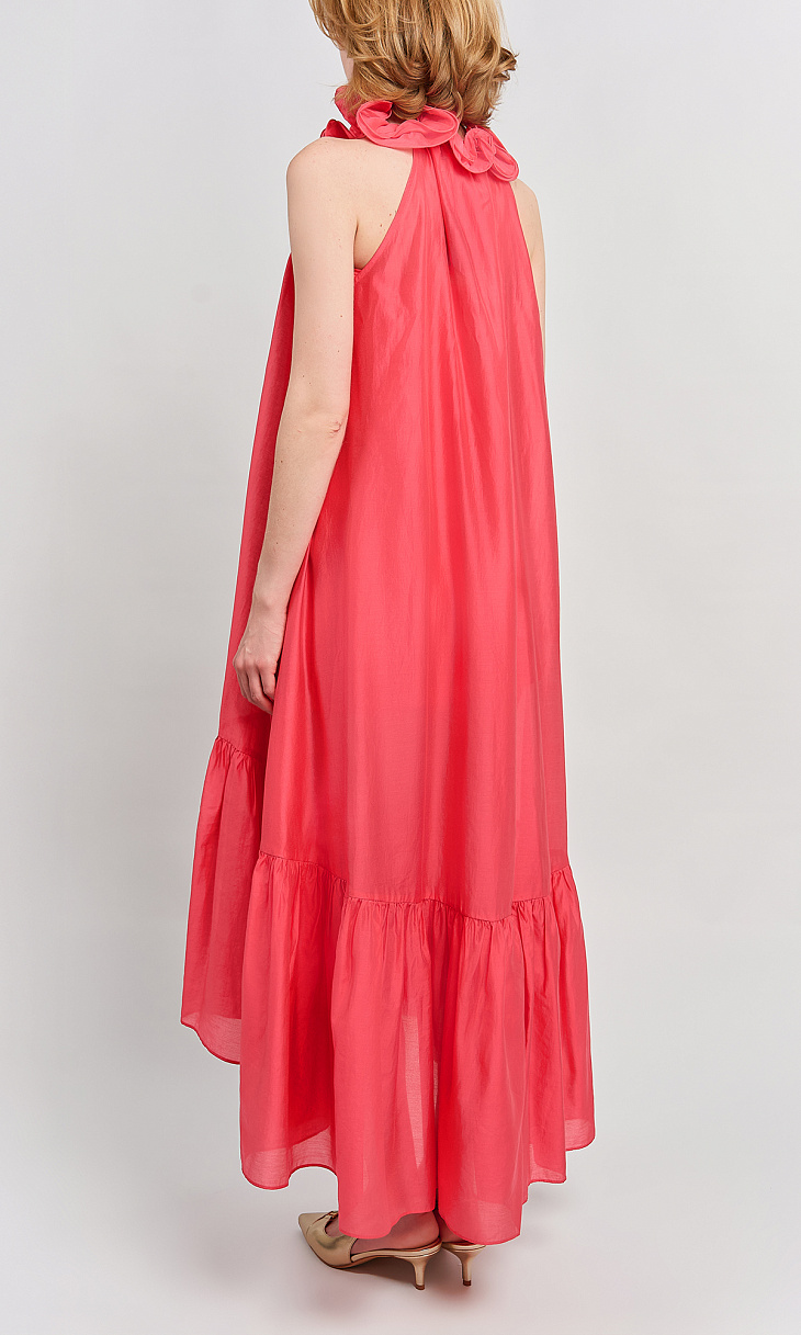 TWINSET: Длинное платье с оборками