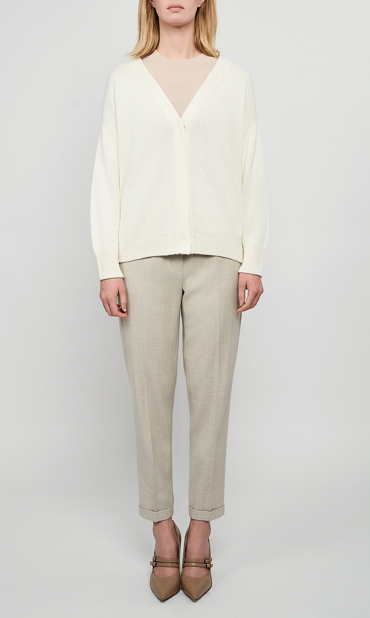 ANDRE MAURICE: Кардиган из кашемира и шелка