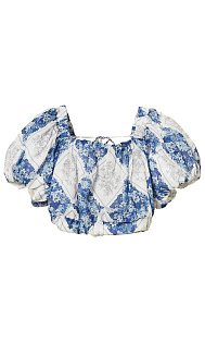 Укороченна блуза из рами