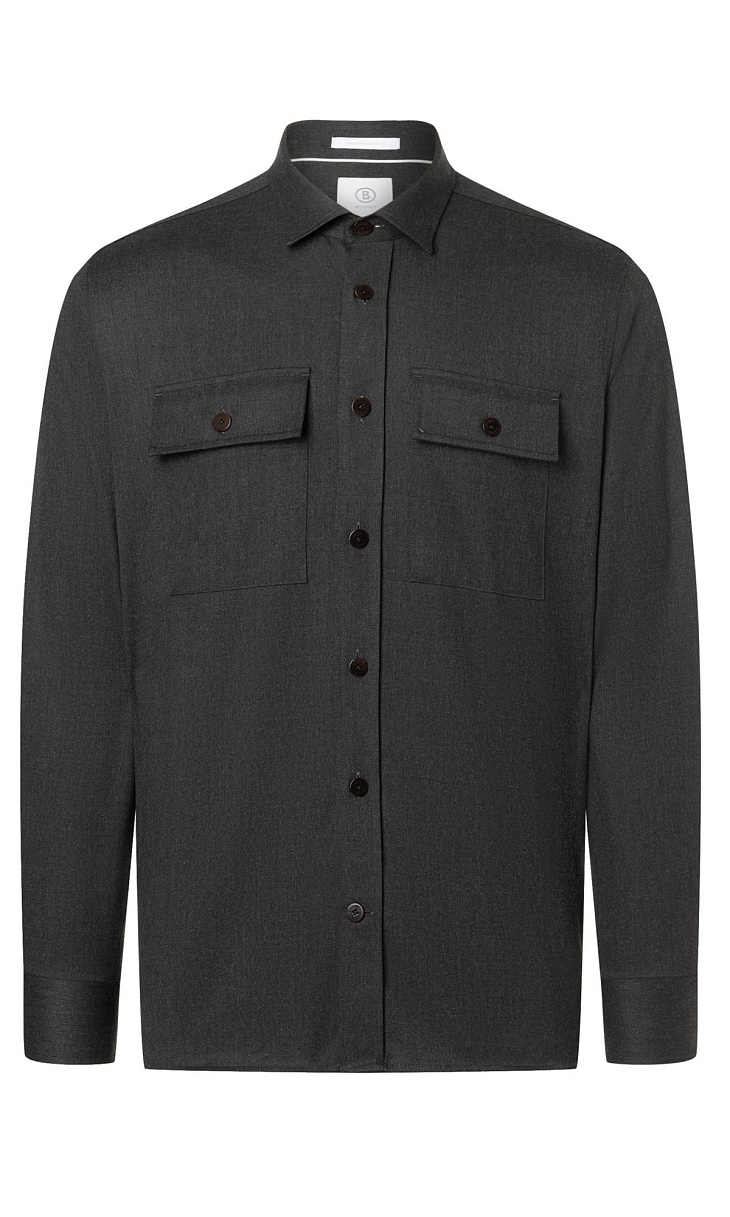 BOGNER: Рубашка с шерстью