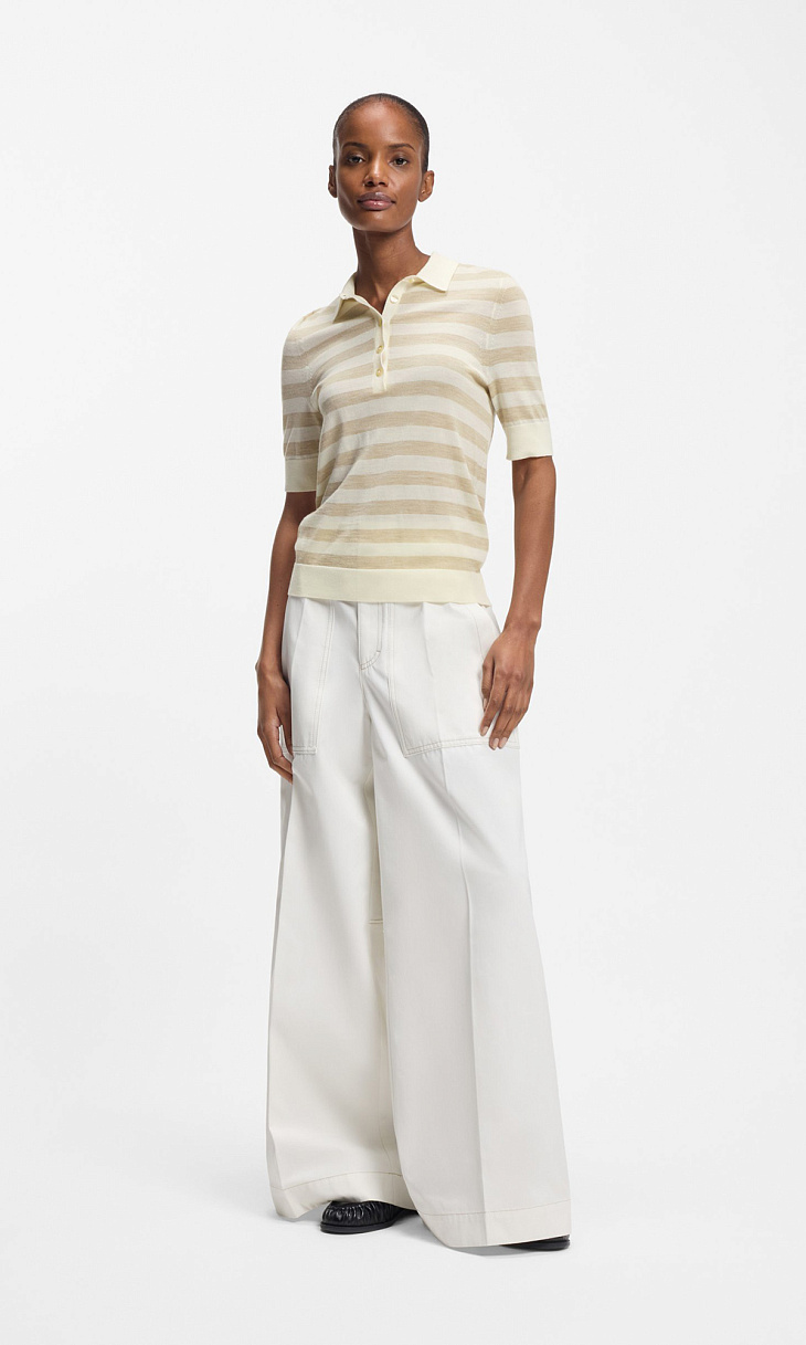 HUGO BOSS: Поло из шерсти