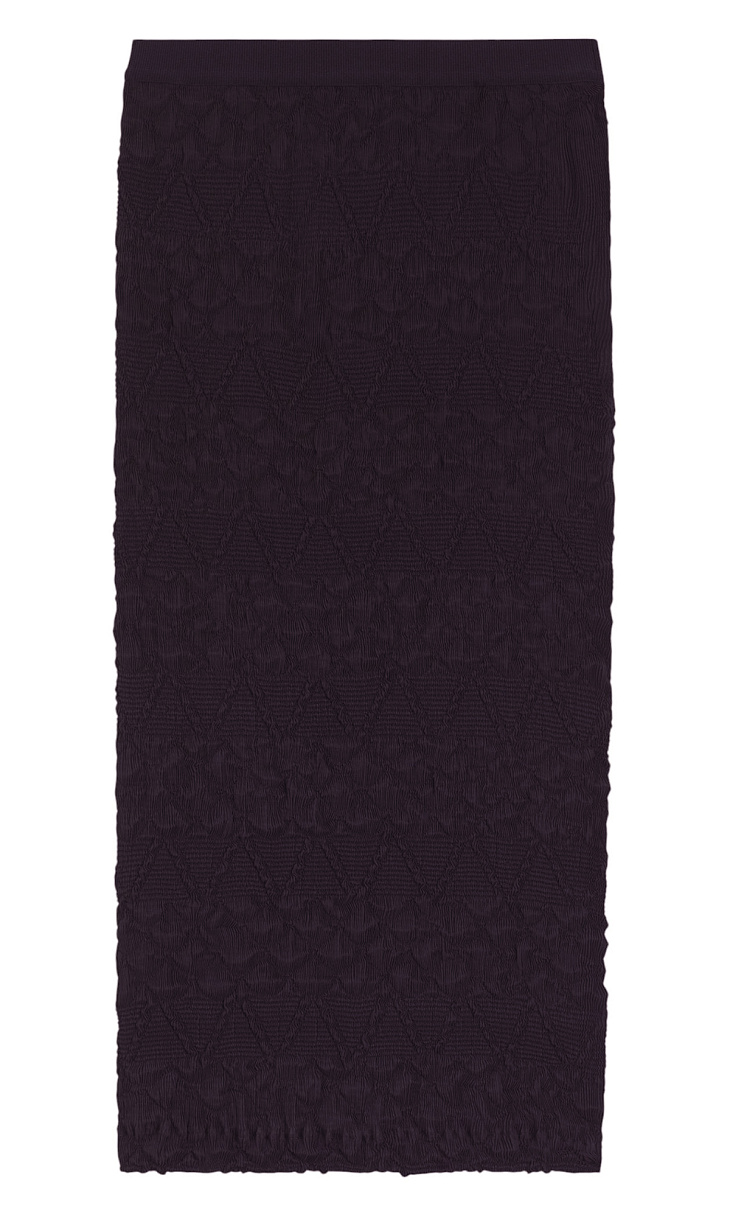 HUGO BOSS: Юбка с плиссированным узором