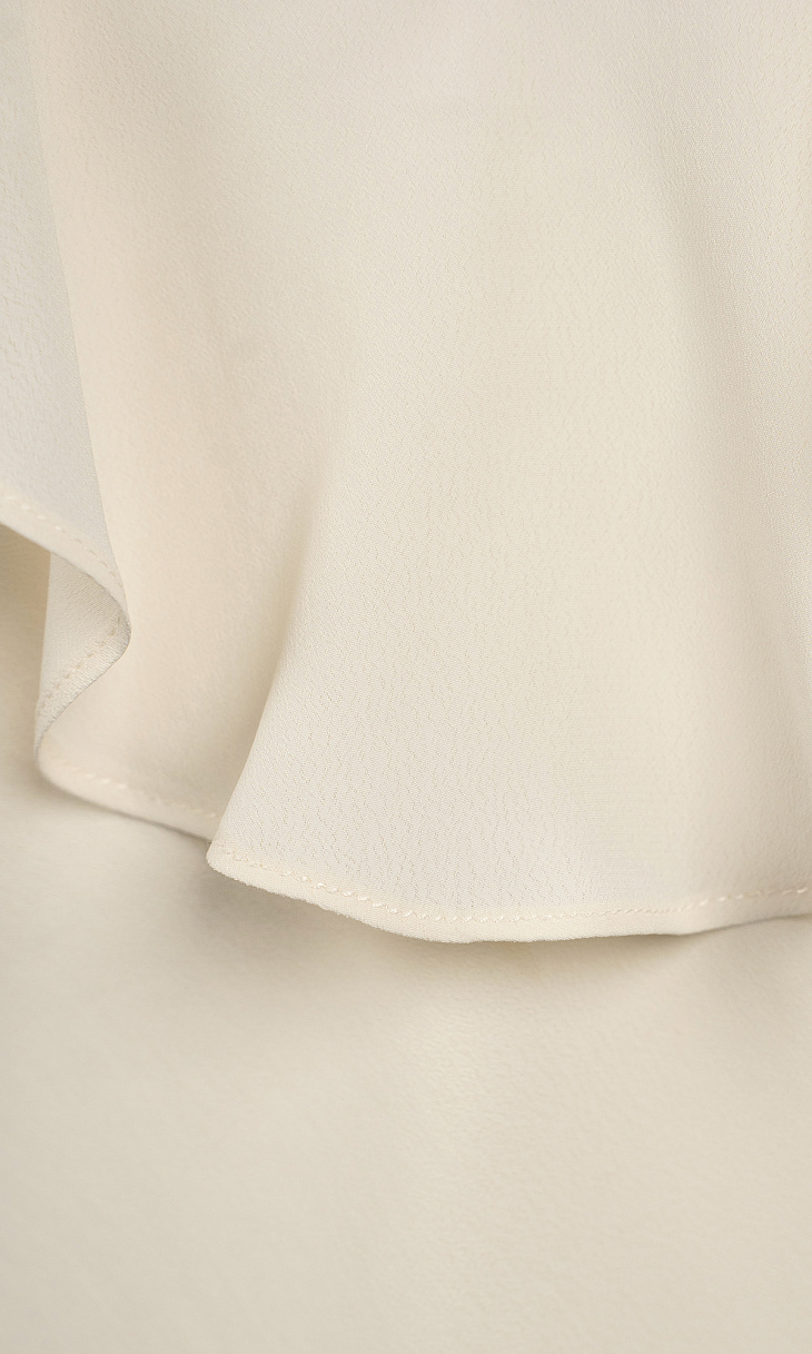 TWINSET: Топ с оборками