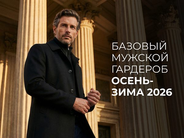 Что носить осенью? Базовый мужской гардероб 2026