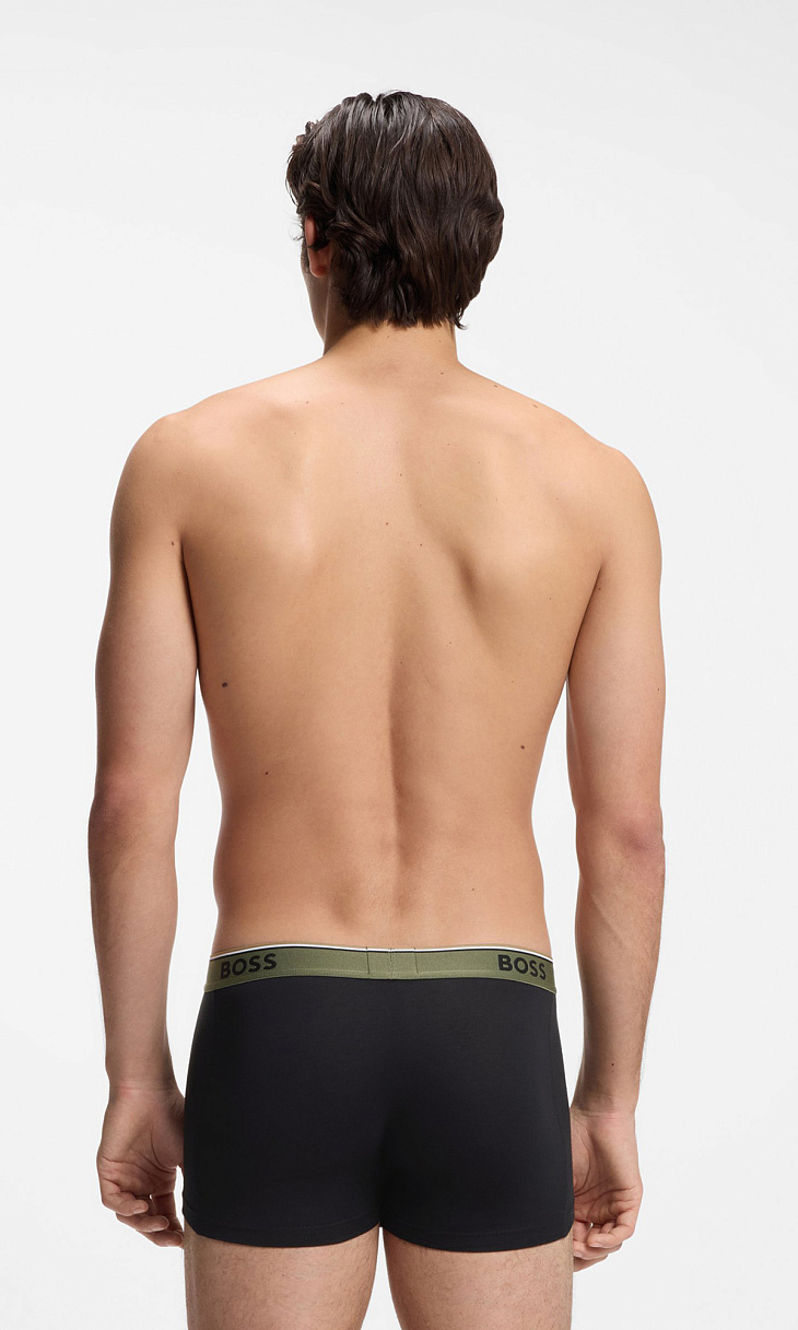 HUGO BOSS: Комплект трусов из хлопка