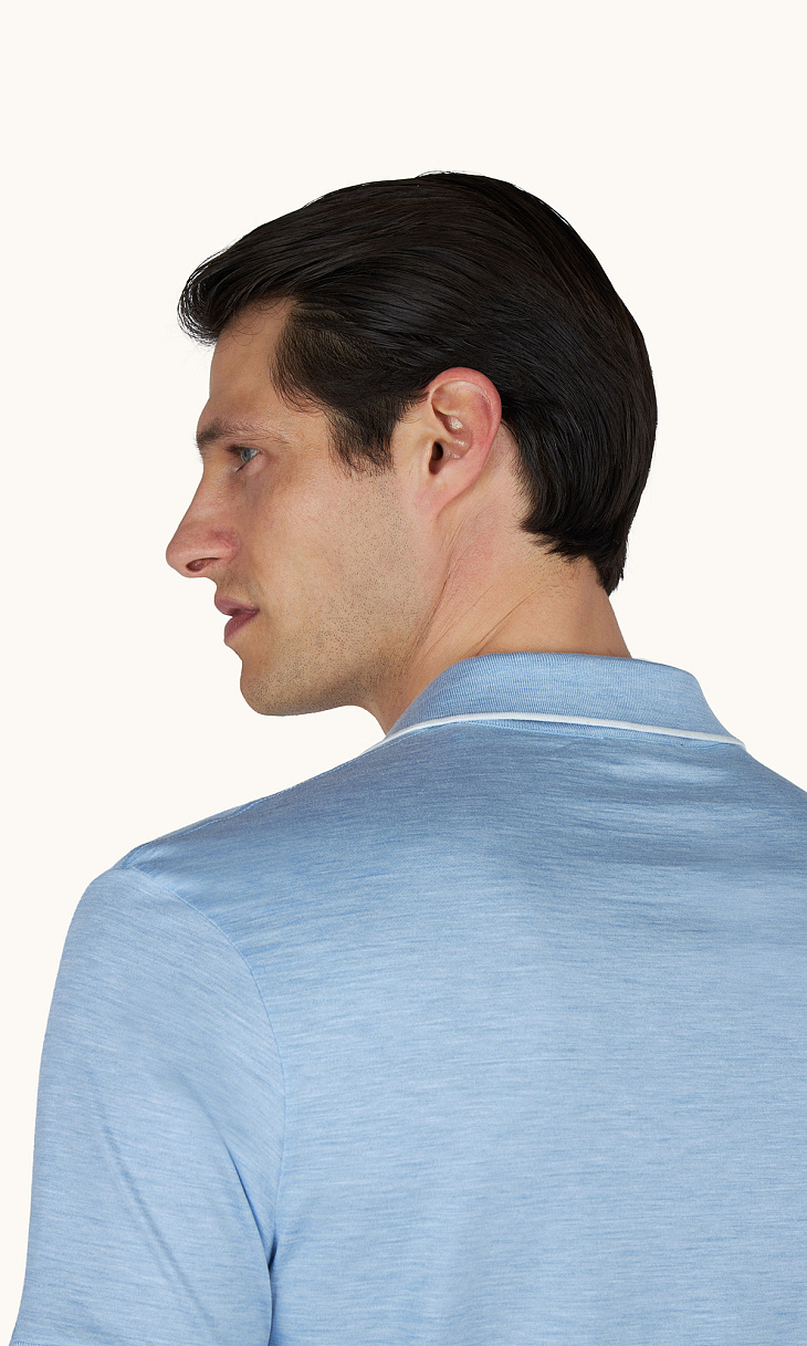 Paul Shark: Поло из хлопка и шелка